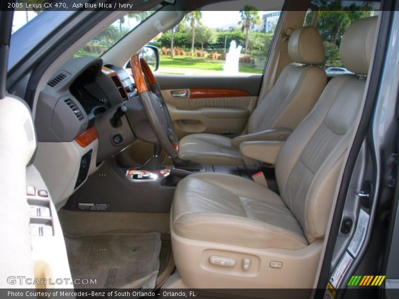 Ash Blue Mica / Ivory 2005 Lexus GX 470