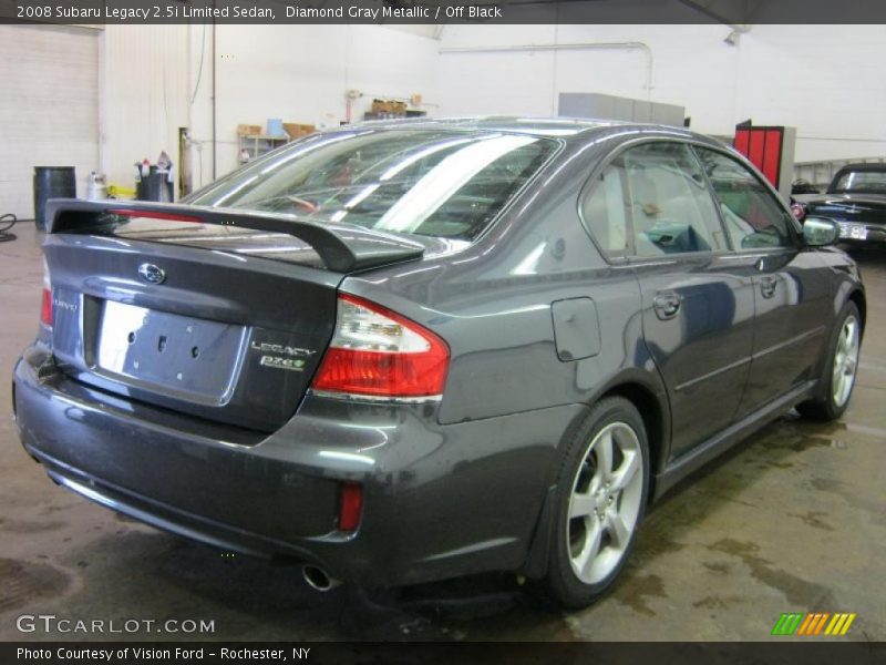 Diamond Gray Metallic / Off Black 2008 Subaru Legacy 2.5i Limited Sedan