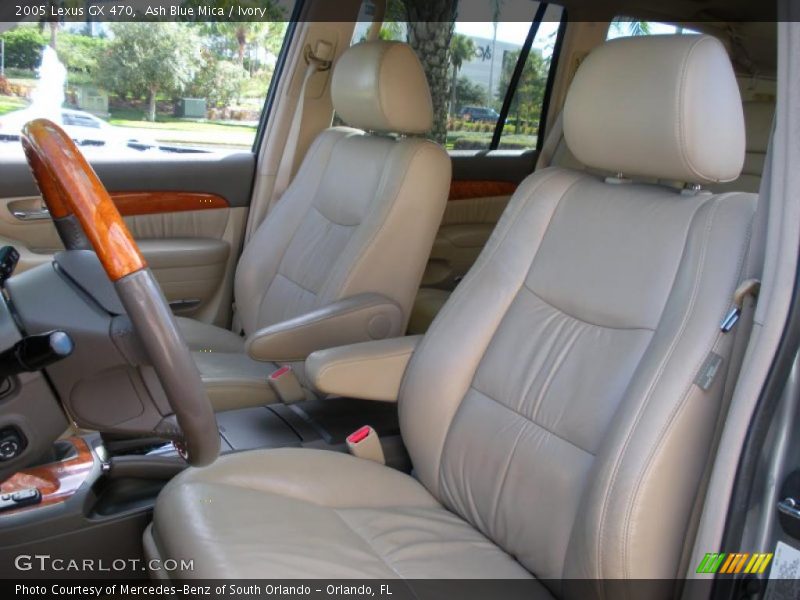 Ash Blue Mica / Ivory 2005 Lexus GX 470