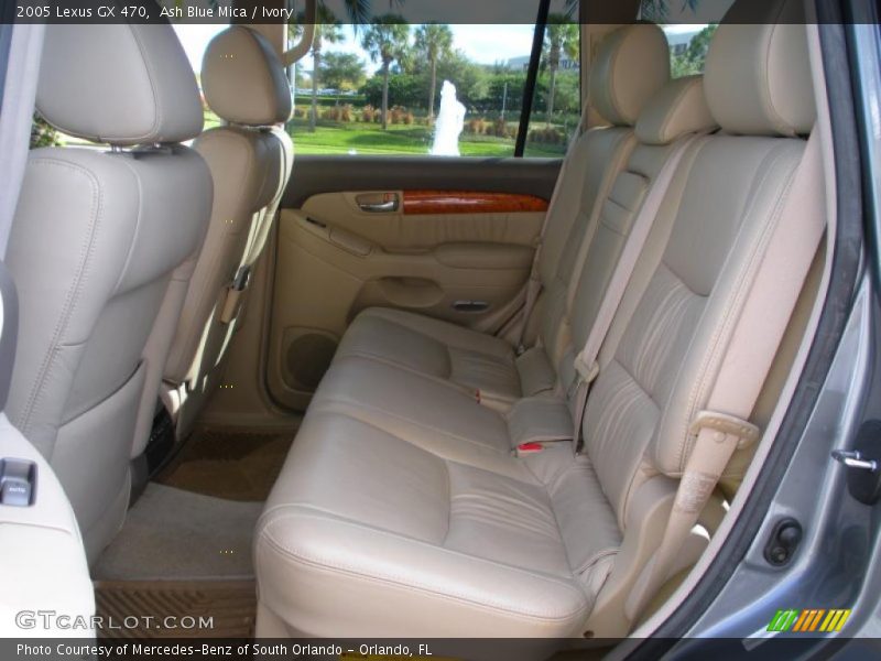 Ash Blue Mica / Ivory 2005 Lexus GX 470
