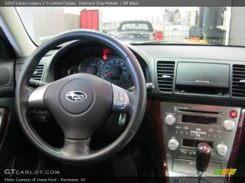 Diamond Gray Metallic / Off Black 2008 Subaru Legacy 2.5i Limited Sedan