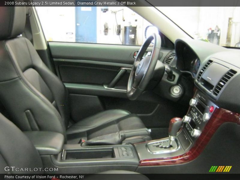 Diamond Gray Metallic / Off Black 2008 Subaru Legacy 2.5i Limited Sedan