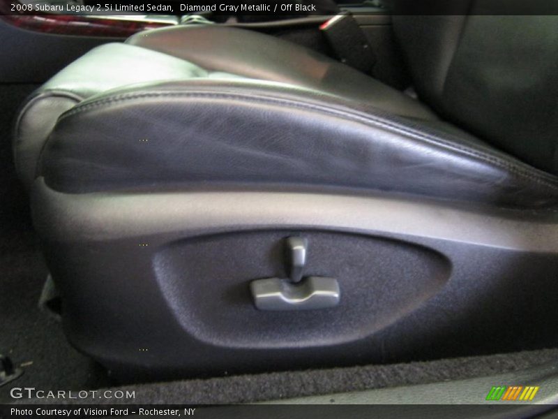 Diamond Gray Metallic / Off Black 2008 Subaru Legacy 2.5i Limited Sedan