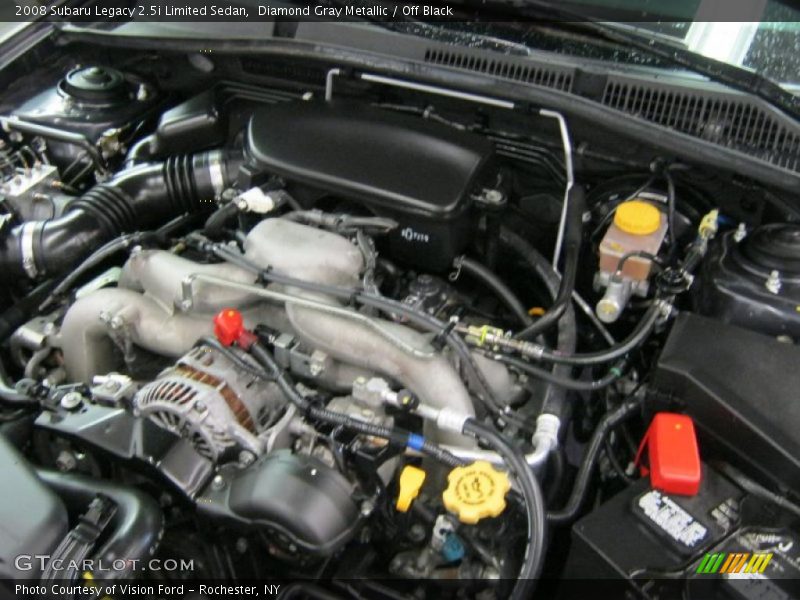 Diamond Gray Metallic / Off Black 2008 Subaru Legacy 2.5i Limited Sedan