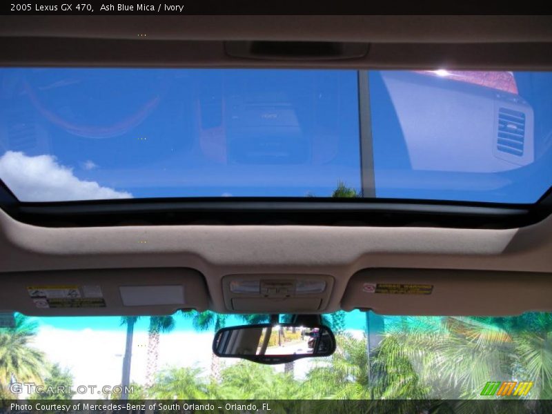 Ash Blue Mica / Ivory 2005 Lexus GX 470