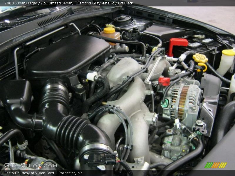 Diamond Gray Metallic / Off Black 2008 Subaru Legacy 2.5i Limited Sedan