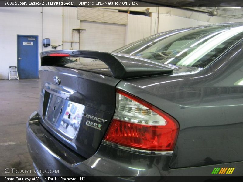 Diamond Gray Metallic / Off Black 2008 Subaru Legacy 2.5i Limited Sedan