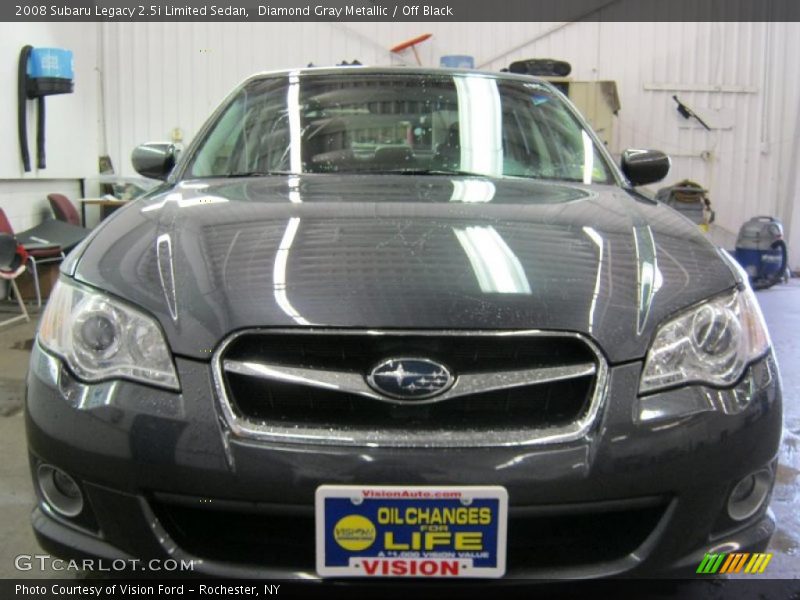 Diamond Gray Metallic / Off Black 2008 Subaru Legacy 2.5i Limited Sedan