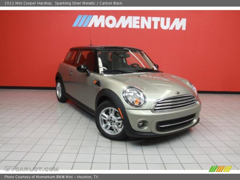 Sparkling Silver Metallic / Carbon Black 2011 Mini Cooper Hardtop