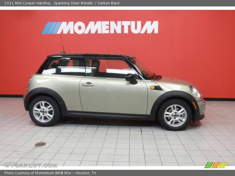 Sparkling Silver Metallic / Carbon Black 2011 Mini Cooper Hardtop