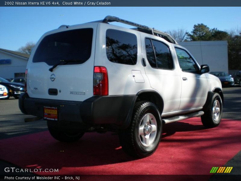 Cloud White / Gray Celadon 2002 Nissan Xterra XE V6 4x4