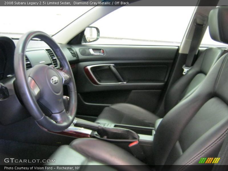 Diamond Gray Metallic / Off Black 2008 Subaru Legacy 2.5i Limited Sedan
