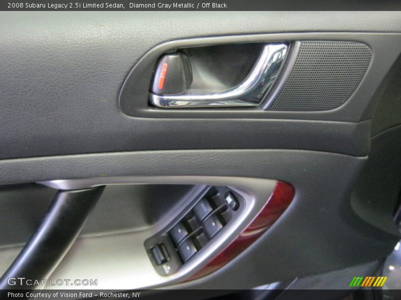 Diamond Gray Metallic / Off Black 2008 Subaru Legacy 2.5i Limited Sedan