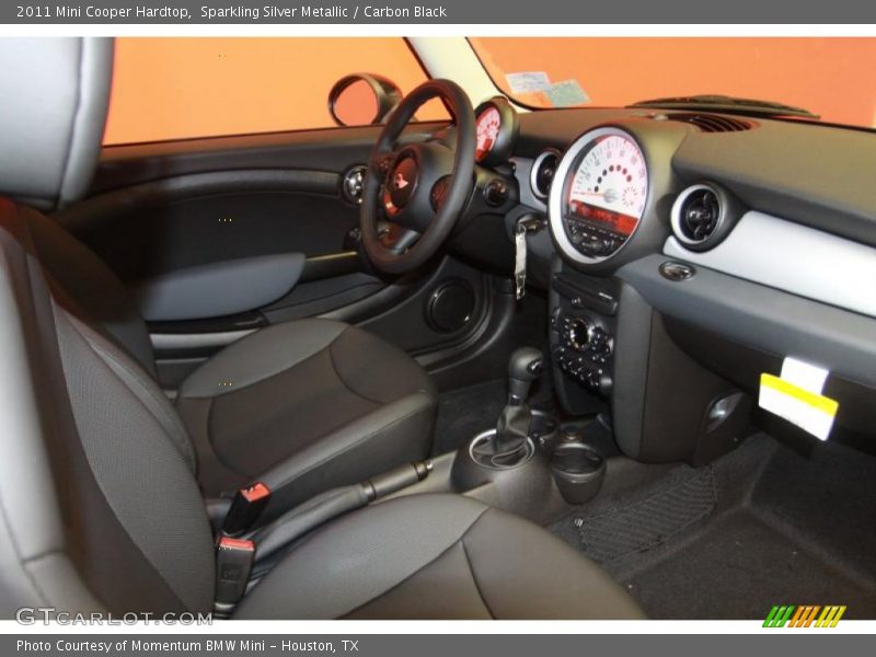 Sparkling Silver Metallic / Carbon Black 2011 Mini Cooper Hardtop