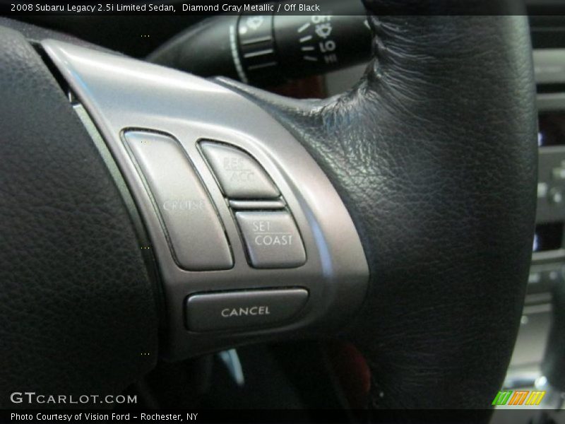 Diamond Gray Metallic / Off Black 2008 Subaru Legacy 2.5i Limited Sedan