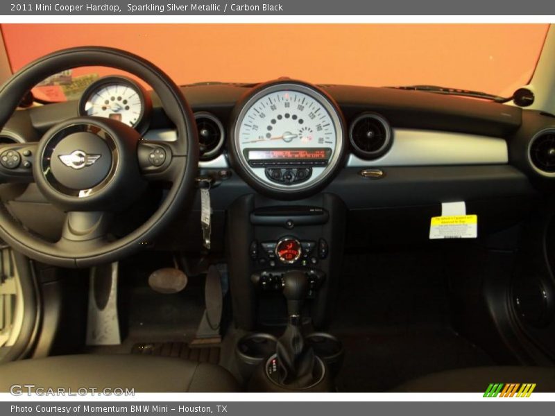 Sparkling Silver Metallic / Carbon Black 2011 Mini Cooper Hardtop