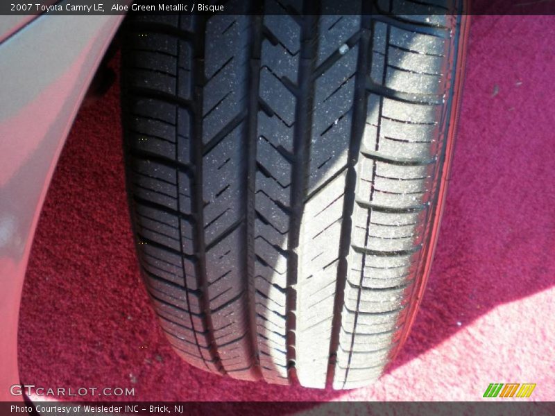 Aloe Green Metallic / Bisque 2007 Toyota Camry LE