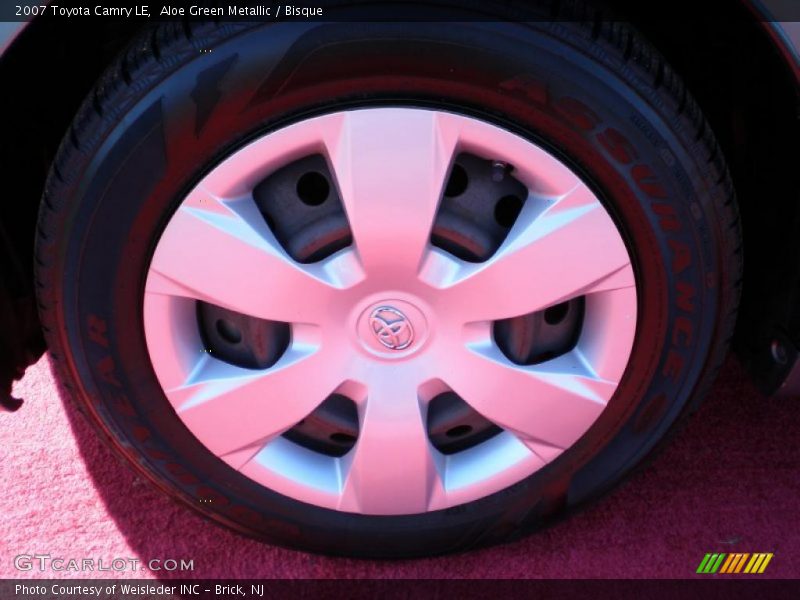 Aloe Green Metallic / Bisque 2007 Toyota Camry LE