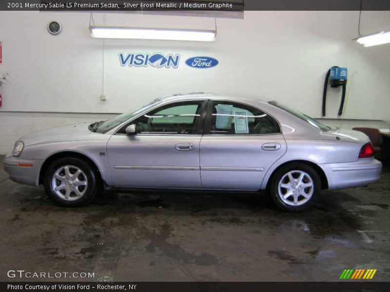 Silver Frost Metallic / Medium Graphite 2001 Mercury Sable LS Premium Sedan