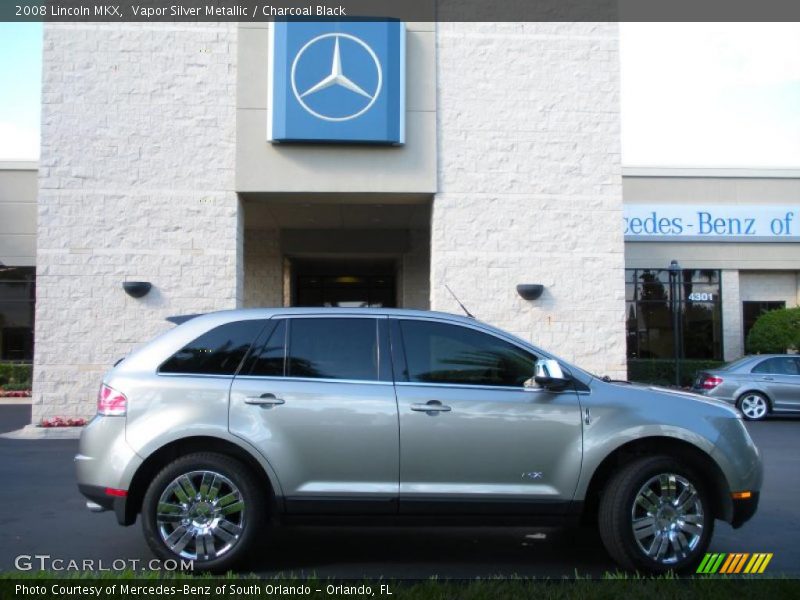 Vapor Silver Metallic / Charcoal Black 2008 Lincoln MKX