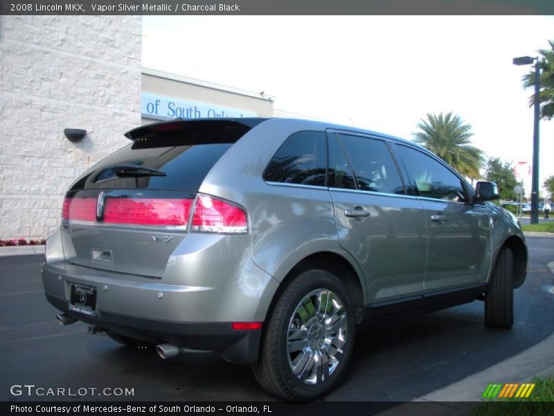 Vapor Silver Metallic / Charcoal Black 2008 Lincoln MKX