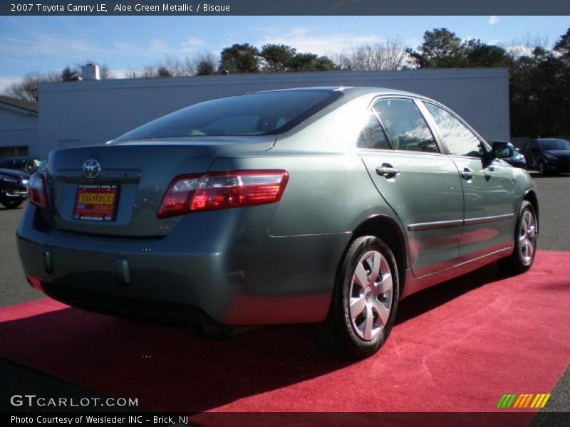Aloe Green Metallic / Bisque 2007 Toyota Camry LE