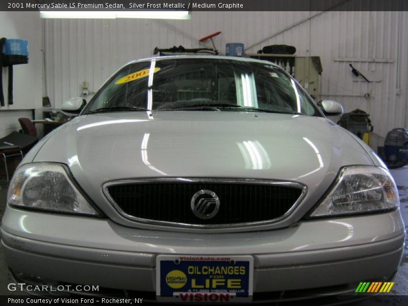 Silver Frost Metallic / Medium Graphite 2001 Mercury Sable LS Premium Sedan
