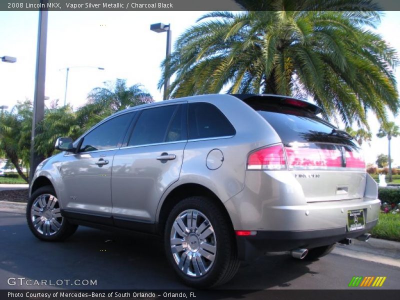 Vapor Silver Metallic / Charcoal Black 2008 Lincoln MKX