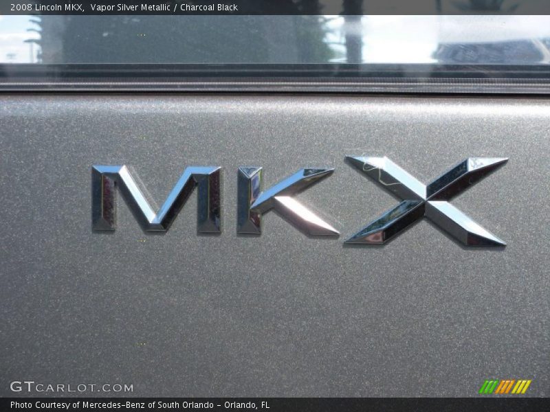 Vapor Silver Metallic / Charcoal Black 2008 Lincoln MKX