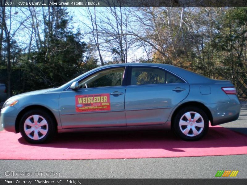 Aloe Green Metallic / Bisque 2007 Toyota Camry LE