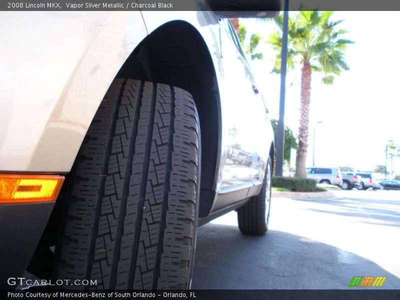 Vapor Silver Metallic / Charcoal Black 2008 Lincoln MKX