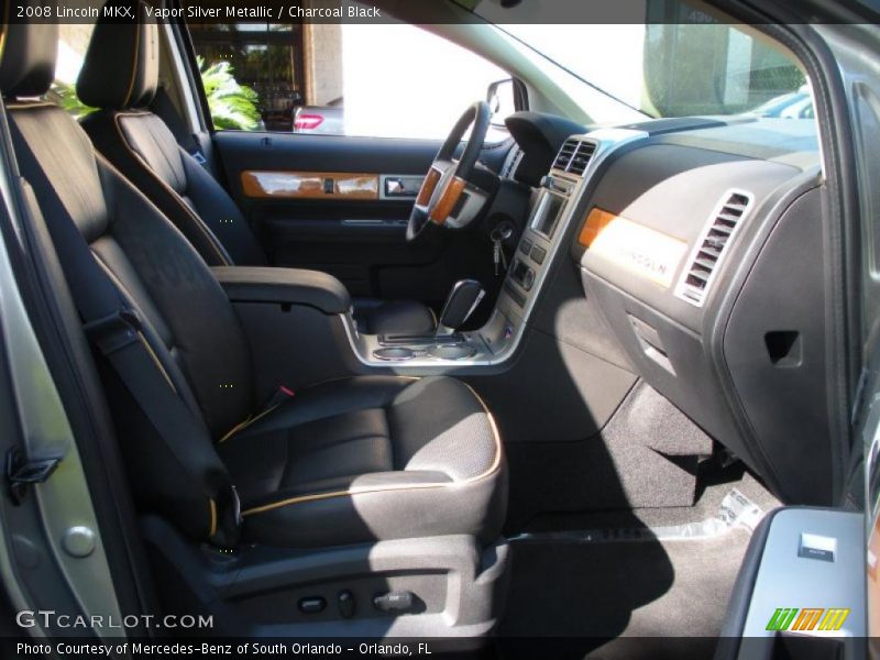 Vapor Silver Metallic / Charcoal Black 2008 Lincoln MKX