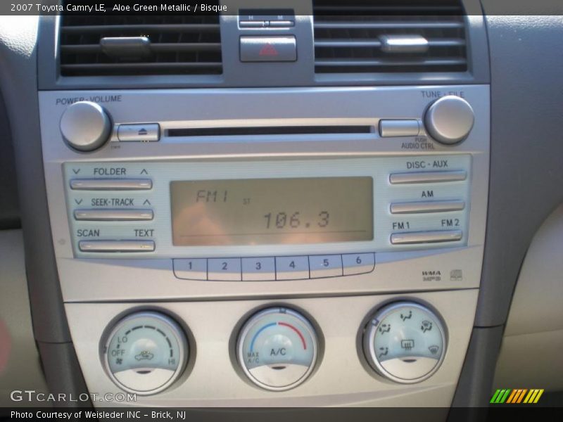 Aloe Green Metallic / Bisque 2007 Toyota Camry LE