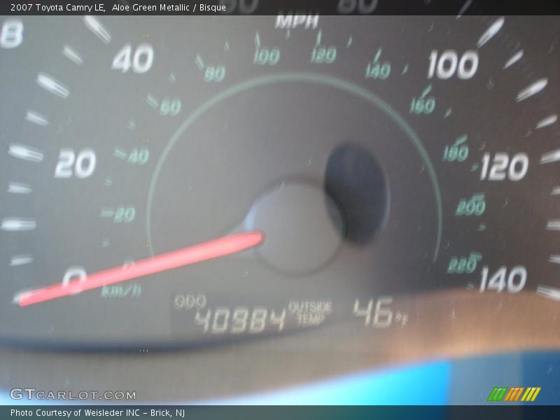 Aloe Green Metallic / Bisque 2007 Toyota Camry LE