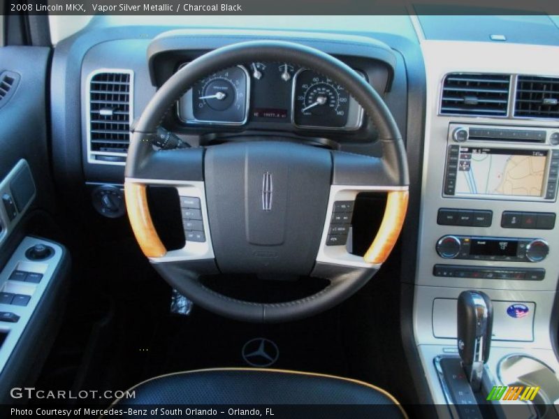 Vapor Silver Metallic / Charcoal Black 2008 Lincoln MKX