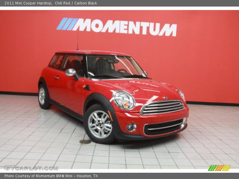 Chili Red / Carbon Black 2011 Mini Cooper Hardtop