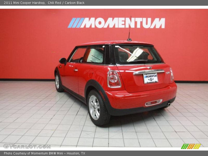 Chili Red / Carbon Black 2011 Mini Cooper Hardtop