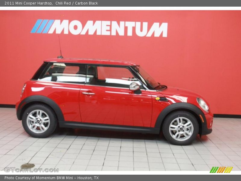 Chili Red / Carbon Black 2011 Mini Cooper Hardtop