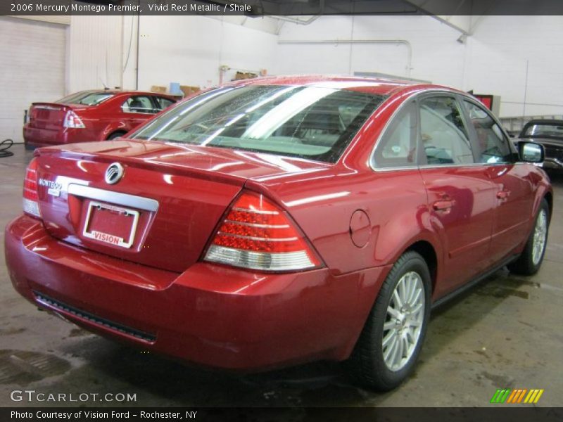 Vivid Red Metallic / Shale 2006 Mercury Montego Premier