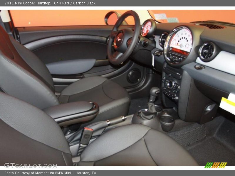 Chili Red / Carbon Black 2011 Mini Cooper Hardtop