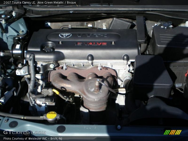 Aloe Green Metallic / Bisque 2007 Toyota Camry LE