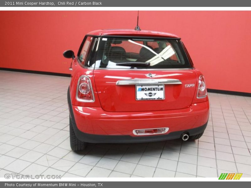 Chili Red / Carbon Black 2011 Mini Cooper Hardtop