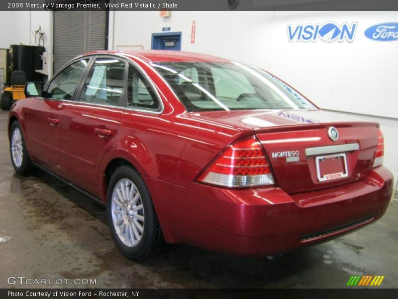 Vivid Red Metallic / Shale 2006 Mercury Montego Premier