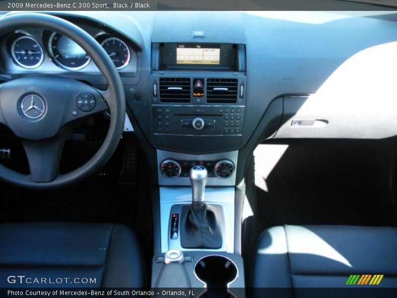 Black / Black 2009 Mercedes-Benz C 300 Sport