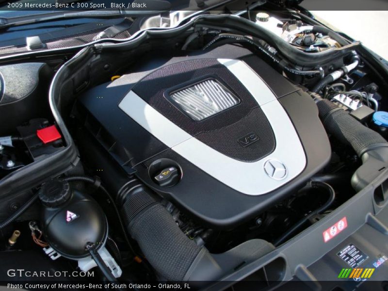 Black / Black 2009 Mercedes-Benz C 300 Sport