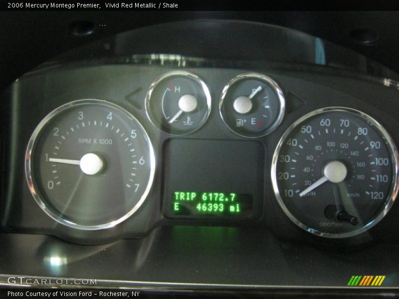 Vivid Red Metallic / Shale 2006 Mercury Montego Premier