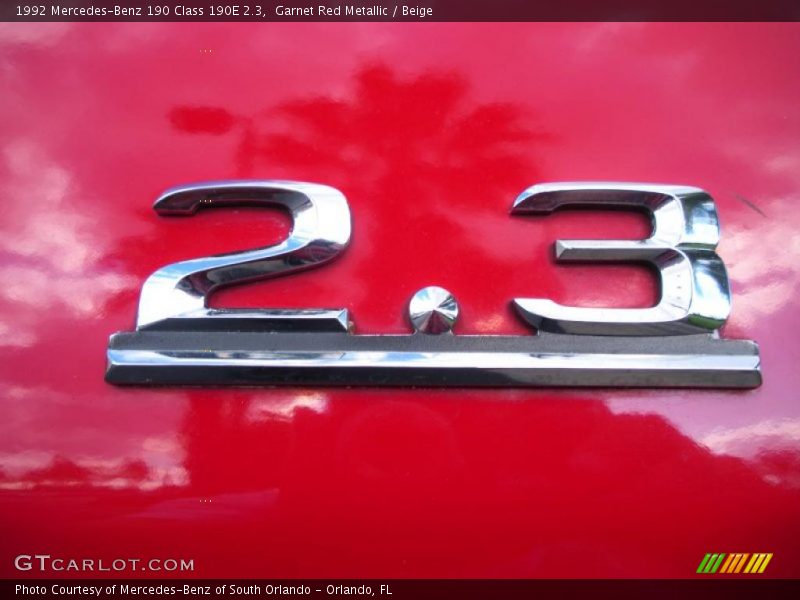  1992 190 Class 190E 2.3 Logo