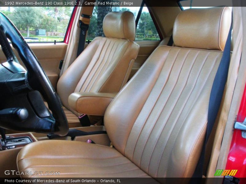  1992 190 Class 190E 2.3 Beige Interior