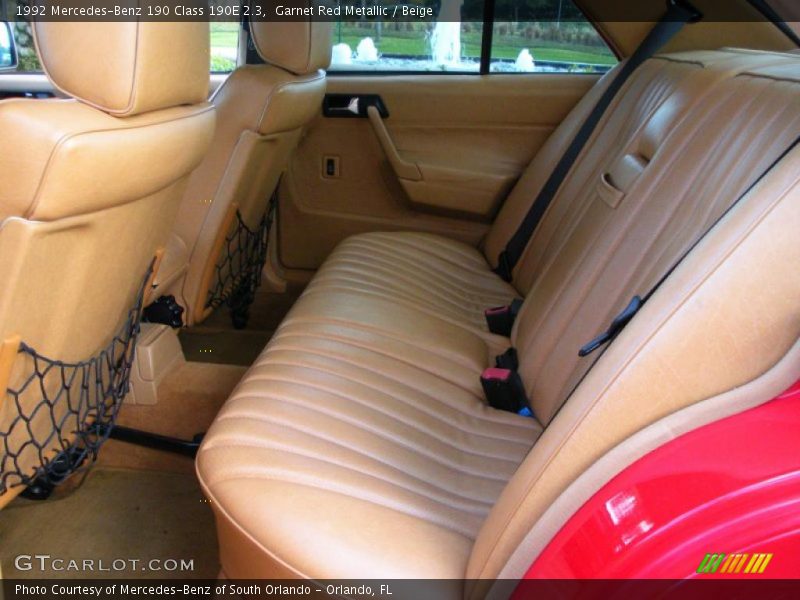  1992 190 Class 190E 2.3 Beige Interior