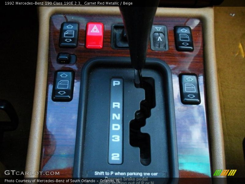  1992 190 Class 190E 2.3 4 Speed Automatic Shifter